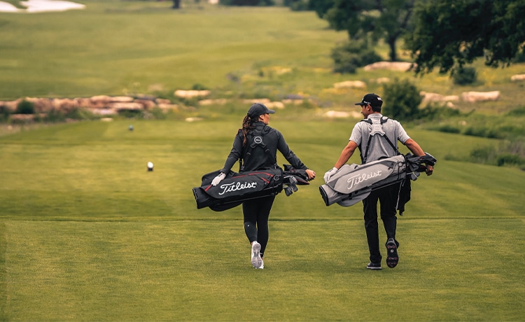 Titleist outlets Black/Gray/Burgundy Stand/Carry Golf Bag