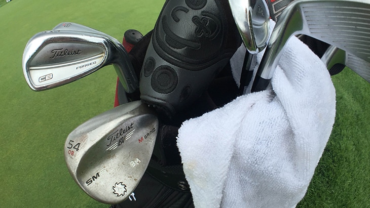 Martin also games the Vokey Design SM6 wedges and...