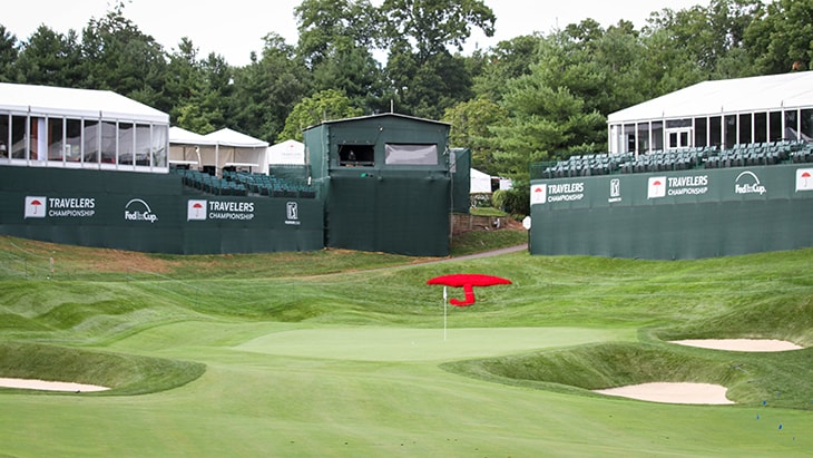 The finishing hole at TPC River Highlands will be...