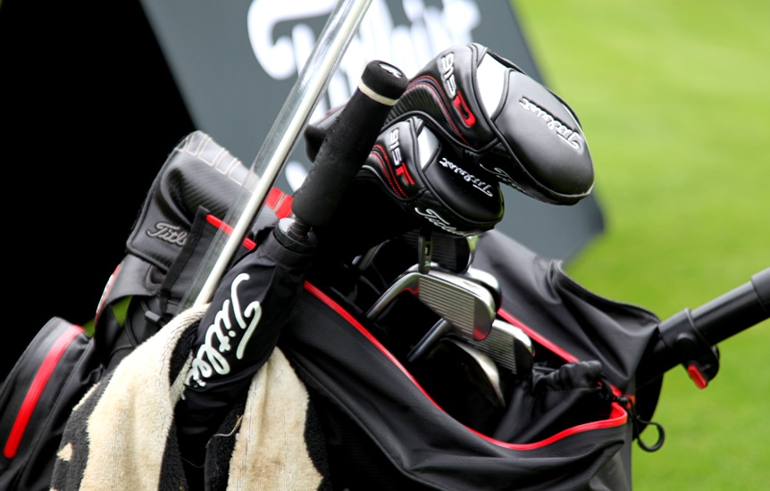 and a few more Team Titleist bag set ups... 