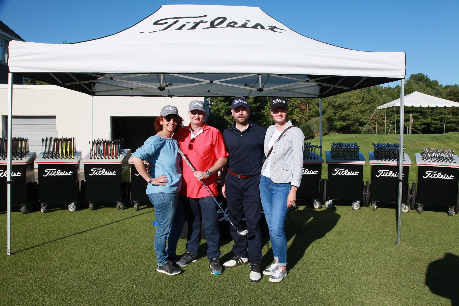 Richard, wife Beth and our winners from South...